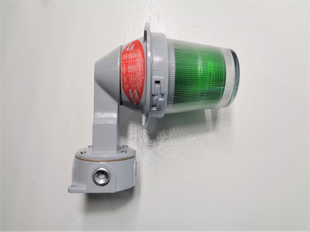 Edwards Signaling Adaptabeacon Hazardous Loc. Green LED Light 107XBRMG120A